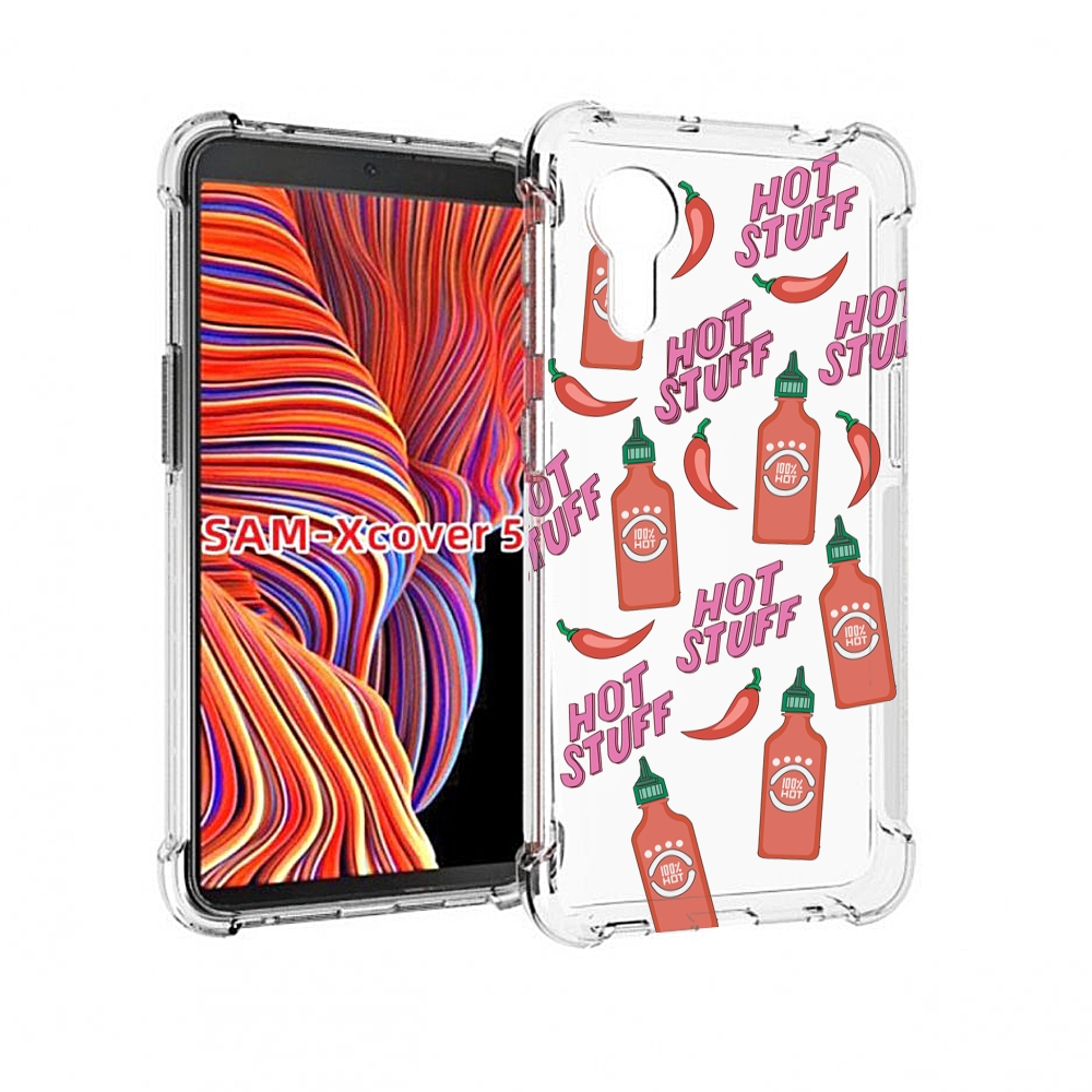 

Чехол MyPads острые-перчики для Samsung Galaxy Xcover 5, Прозрачный, Tocco