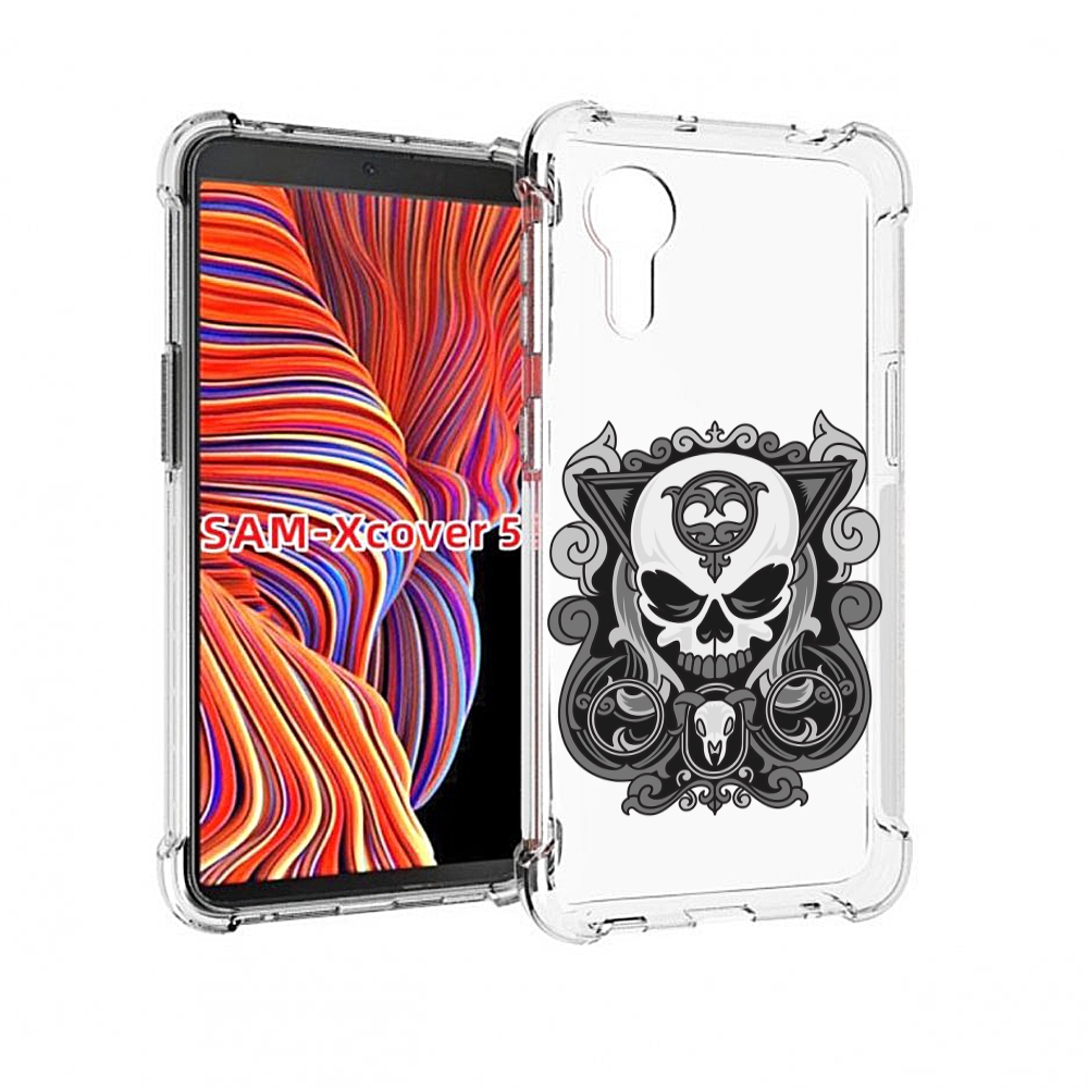 

Чехол MyPads орнамент-на-черепе для Samsung Galaxy Xcover 5, Прозрачный, Tocco