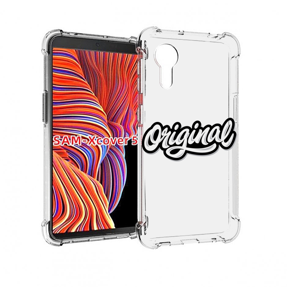 

Чехол MyPads оригинал-надпись для Samsung Galaxy Xcover 5, Прозрачный, Tocco