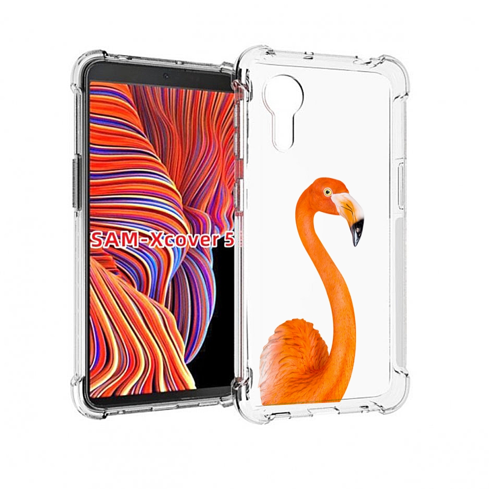 

Чехол MyPads оранжевый-фламинго для Samsung Galaxy Xcover 5, Прозрачный, Tocco