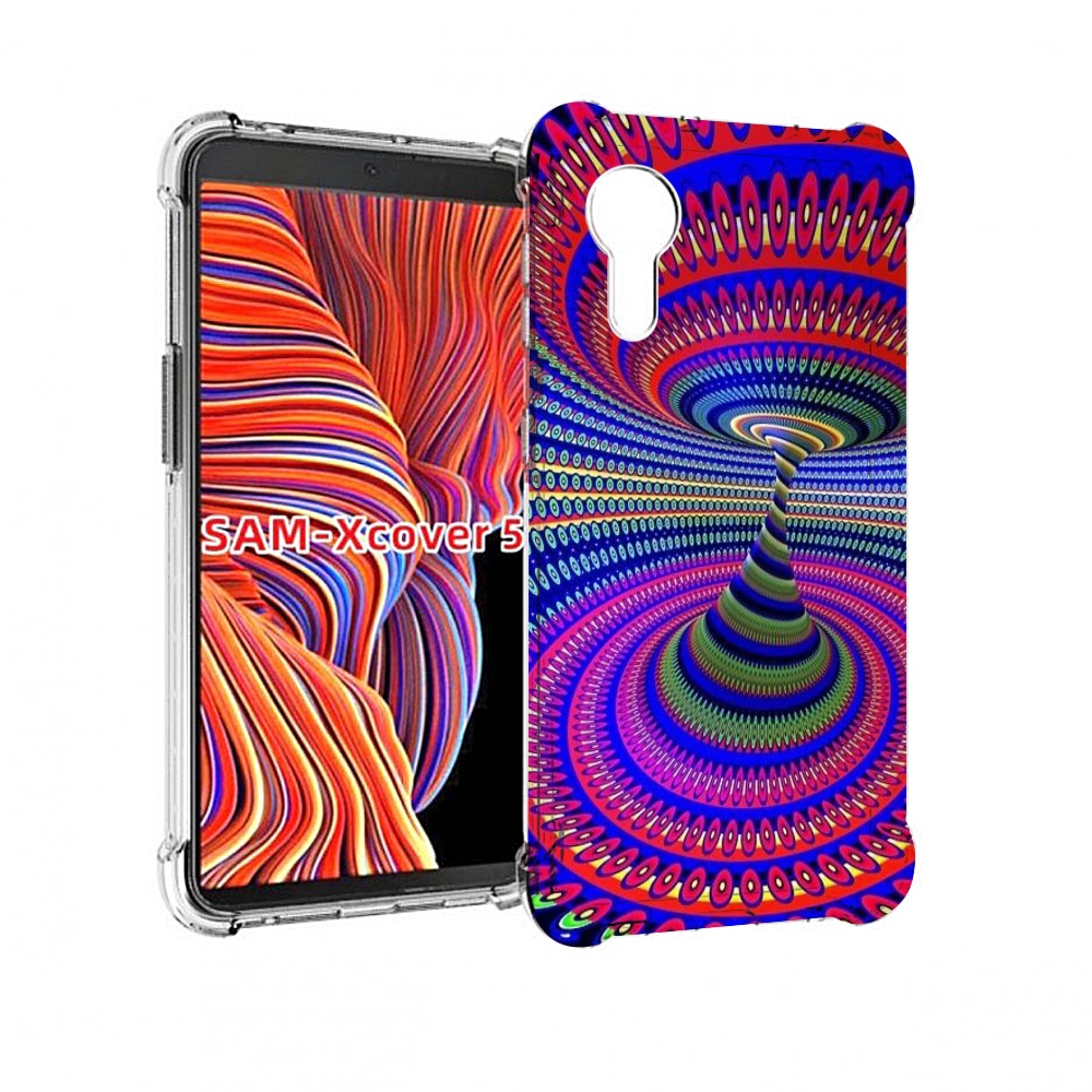 

Чехол MyPads оптическая иллюзия для Samsung Galaxy Xcover 5, Прозрачный, Tocco