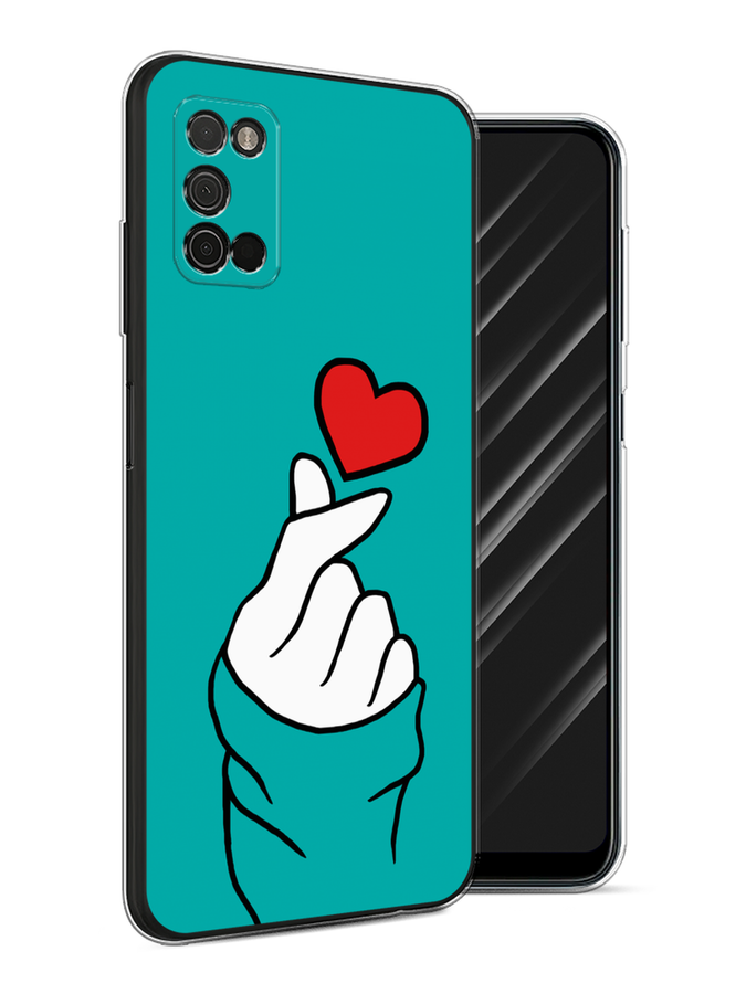 

Чехол Awog на Samsung Galaxy A03S / Самсунг A03S "Маленькое сердечко", Разноцветный, 2103250-7
