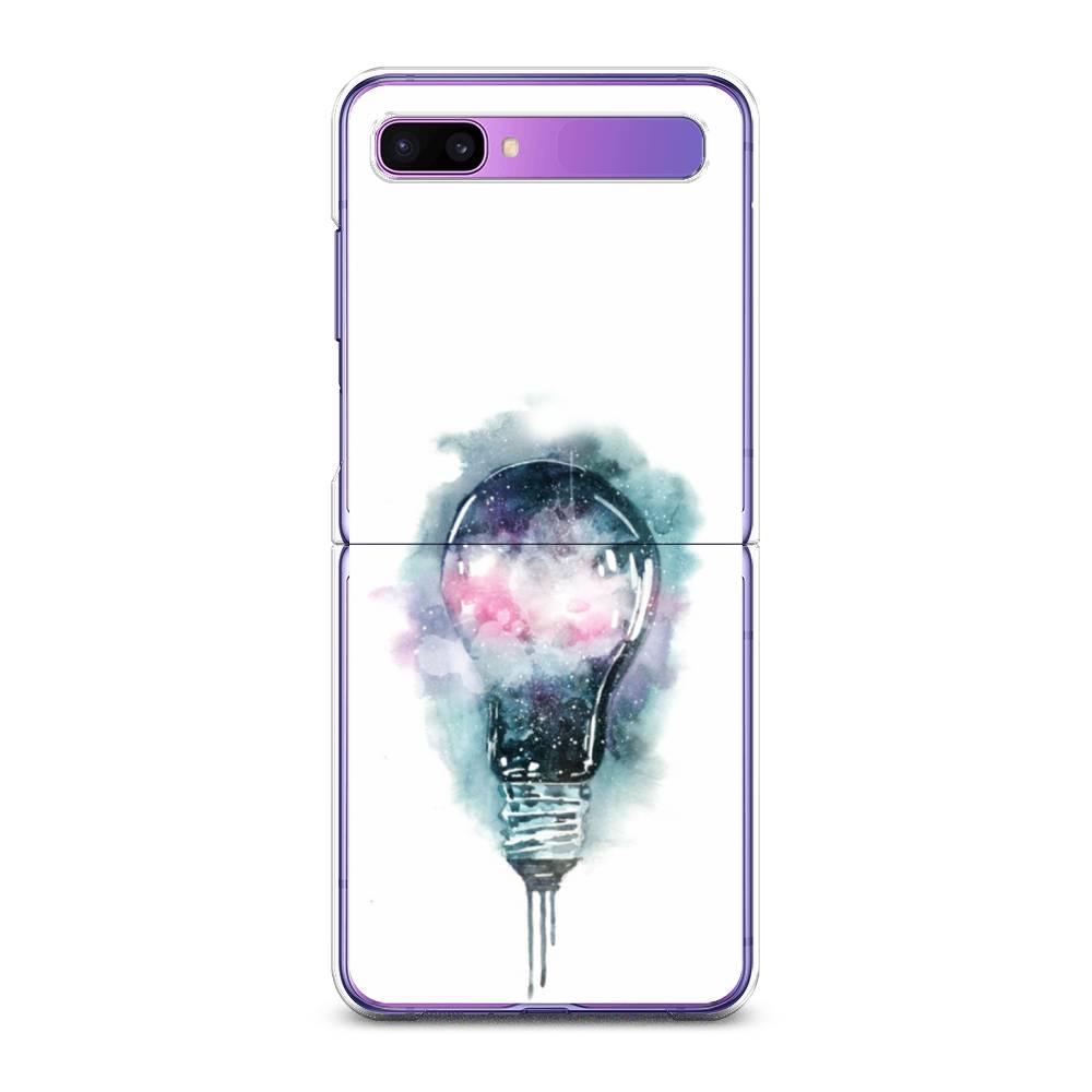 

Чехол на Samsung Galaxy Z Flip 1 "Волшебная лампа", Белый;серый, 2107150-4