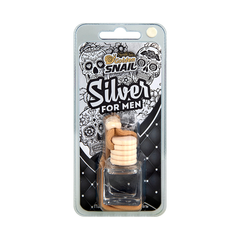 

Ароматизатор в машину Golden Snail GS6187 Silver for men, Бежевый