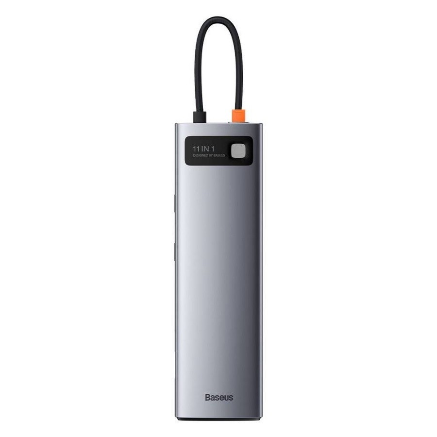 

Хаб Baseus Metal Gleam Series 11-in-1 Multifunctional Type-C HUB Docking Station Space Gra