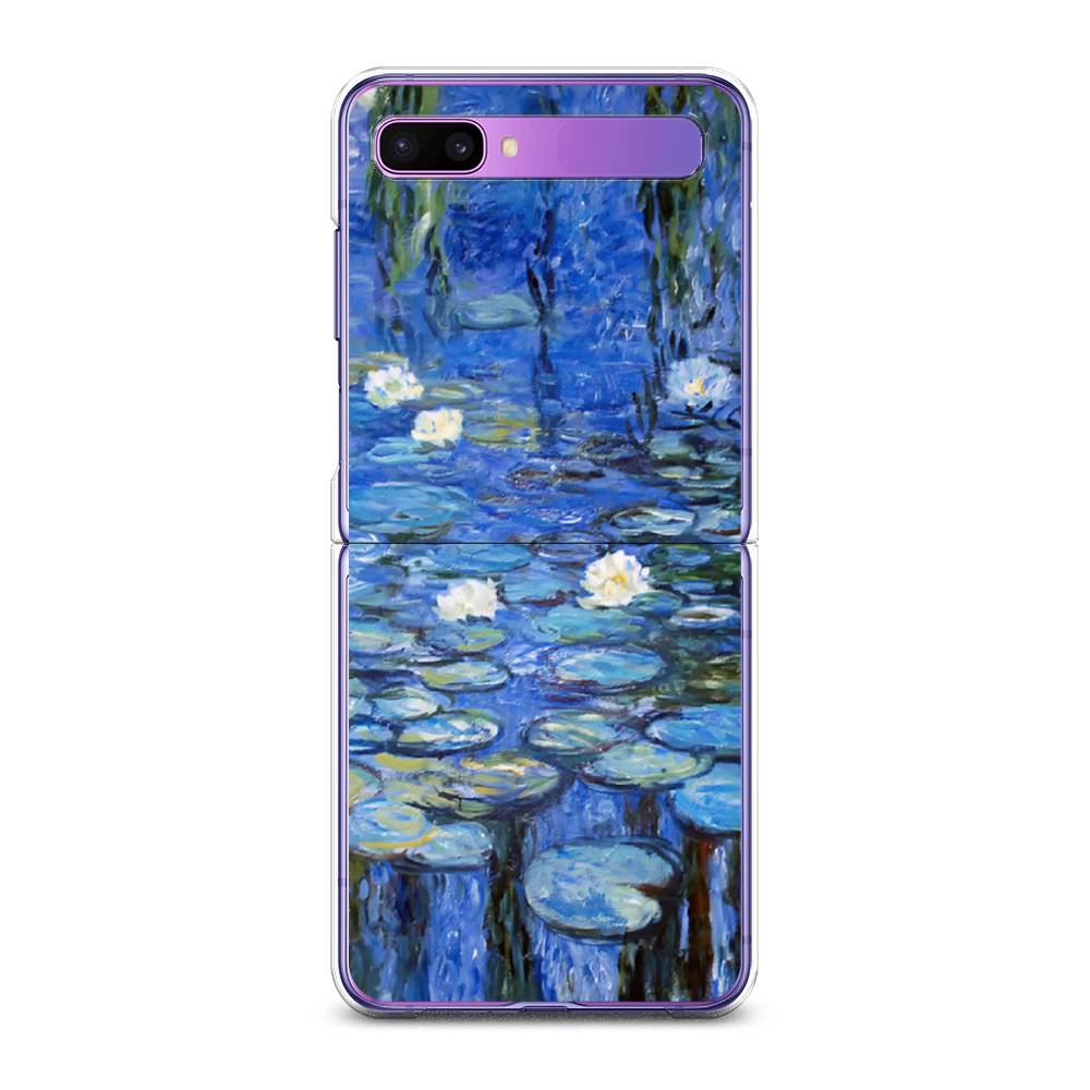 

Чехол на Samsung Galaxy Z Flip 1 "Нарисованный пруд", Синий;зеленый, 2107150-4