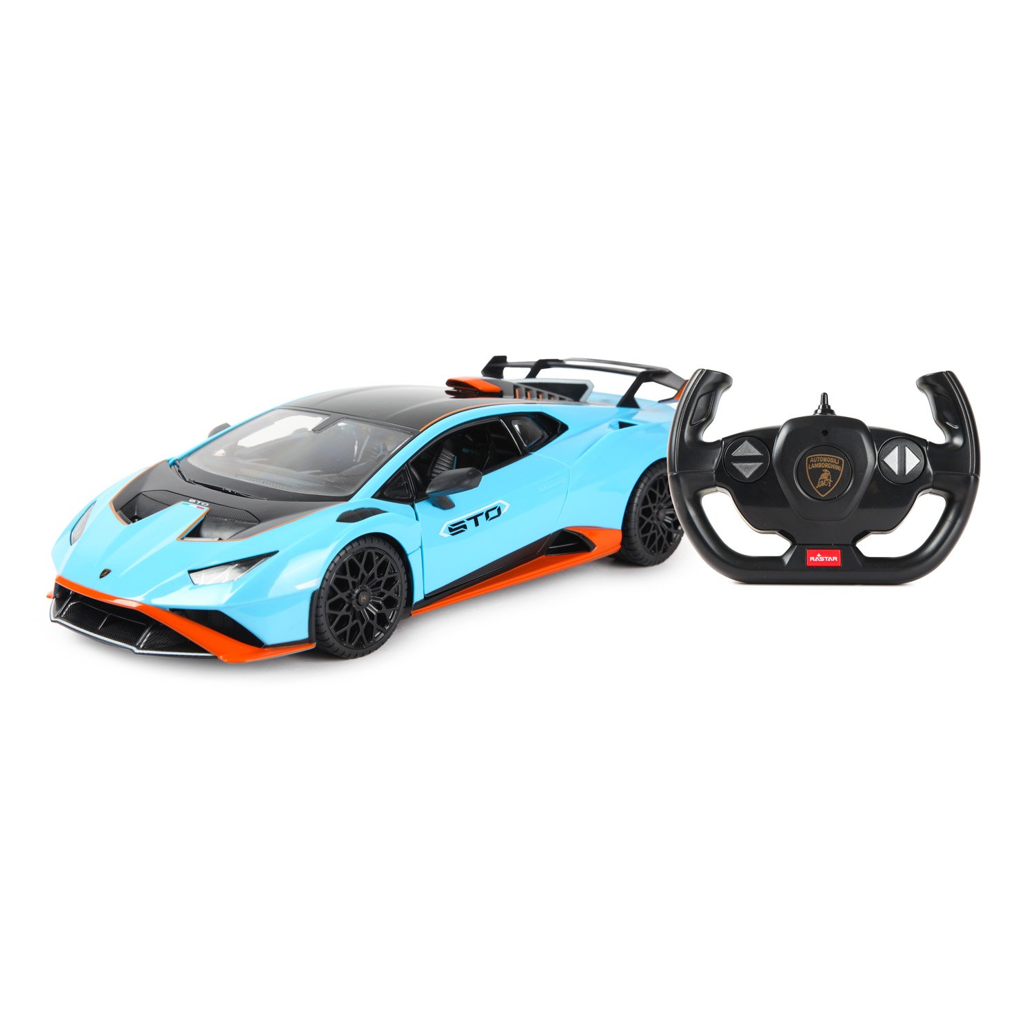 Машина р/у 1:14 Lamborghini Huracan STO голубой, 2,4G