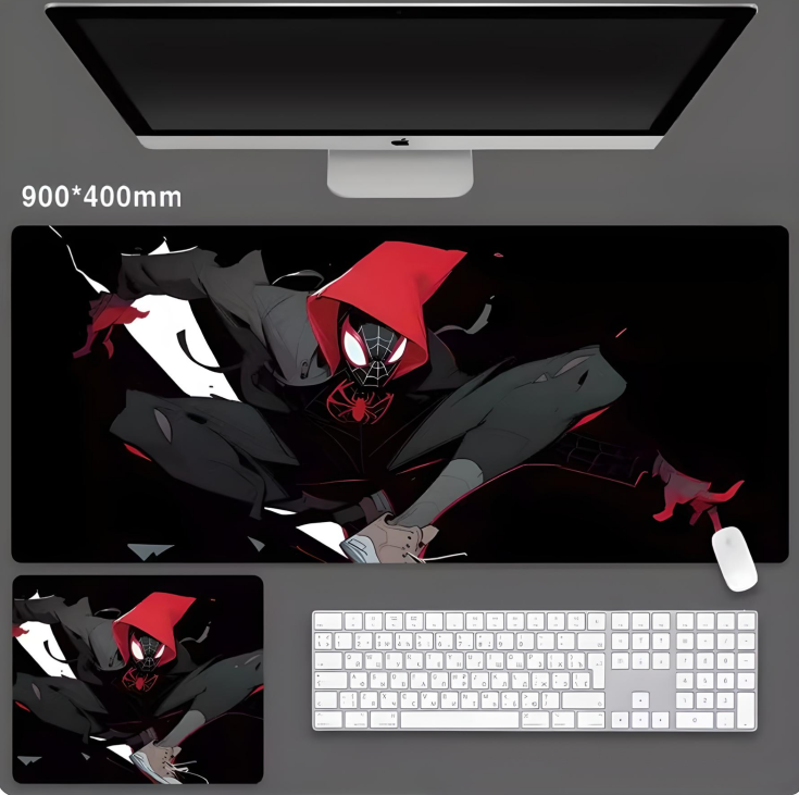 

Игровой коврик для мыши и клавиатуры NoBrand Spider-2 (ART-17), Разноцветный, Spider-2