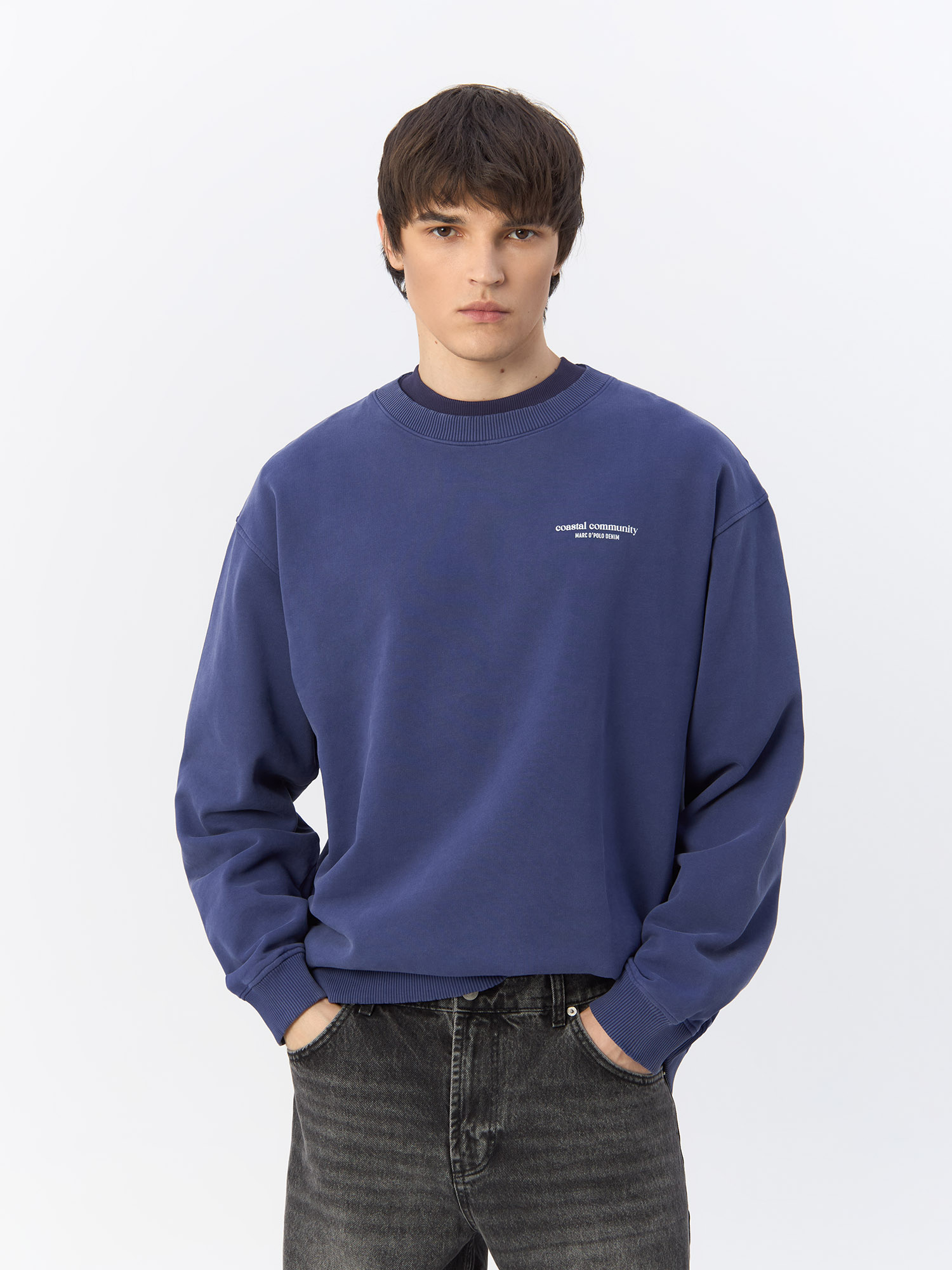 

Свитшот мужской Marc O’Polo 5000005381 фиолетовый L, 5000005381