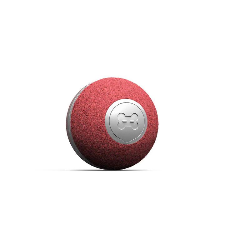 фото Мяч для кошек cheerble ball m1, красный,искусственная шерсть, 4,2 см