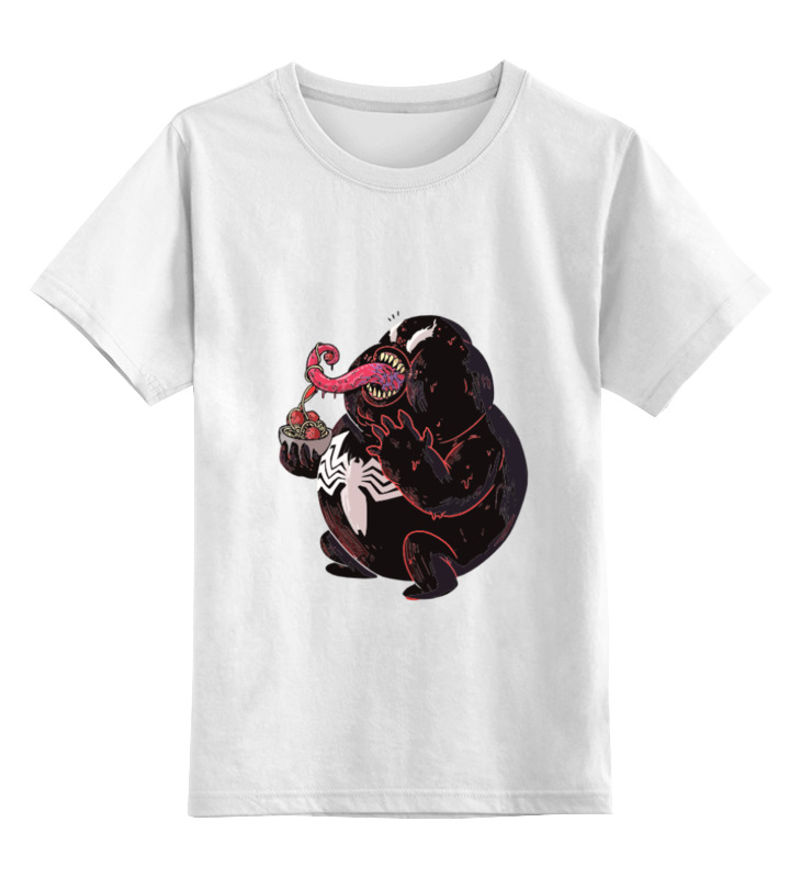 

Детская футболка Printio Fat venom цв.белый р.152, 0000000779873