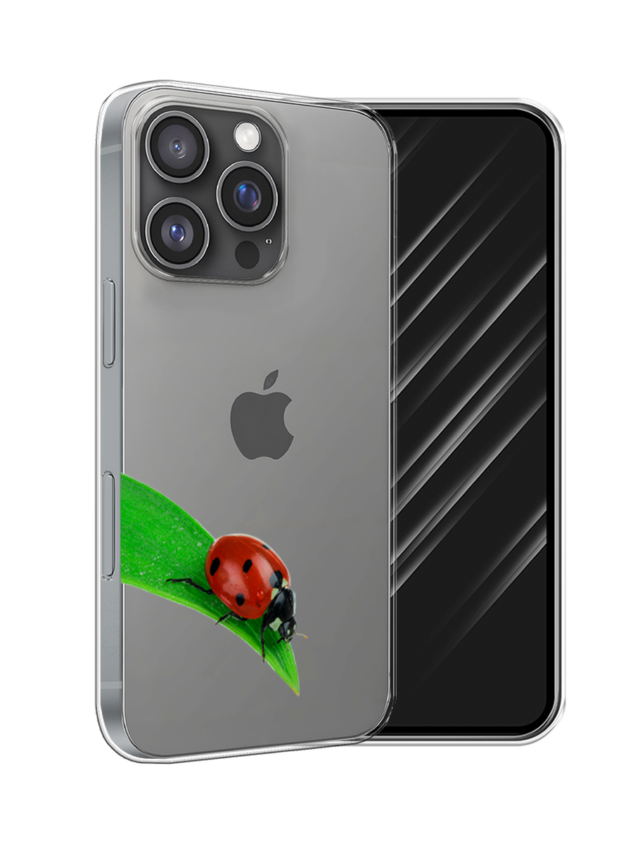

Чехол Awog на Apple iPhone 16 Pro "На счастье", Белый;красный;зеленый, 16250-1