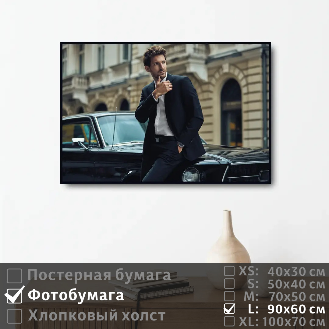 

Постер на фотобумаге ПолиЦентр Деловой молодой человек 90х60 см, ДеловойМолодойЧеловек