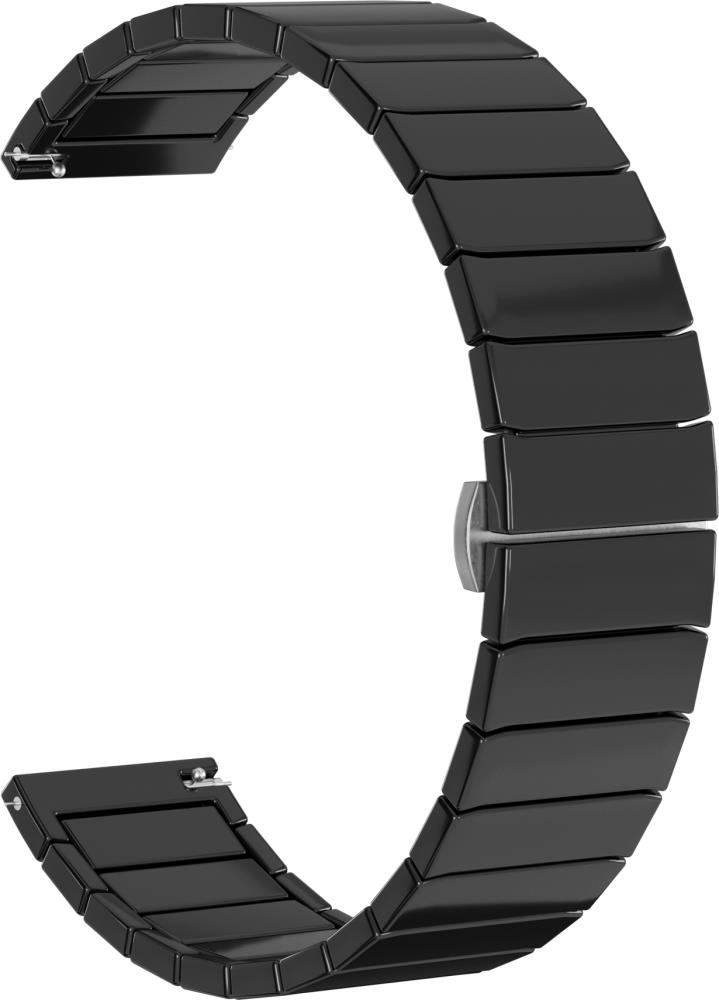 

Ремешок керамический GSMIN Ceramic 20 для Amazfit Bip/Bip Lite (Черный)