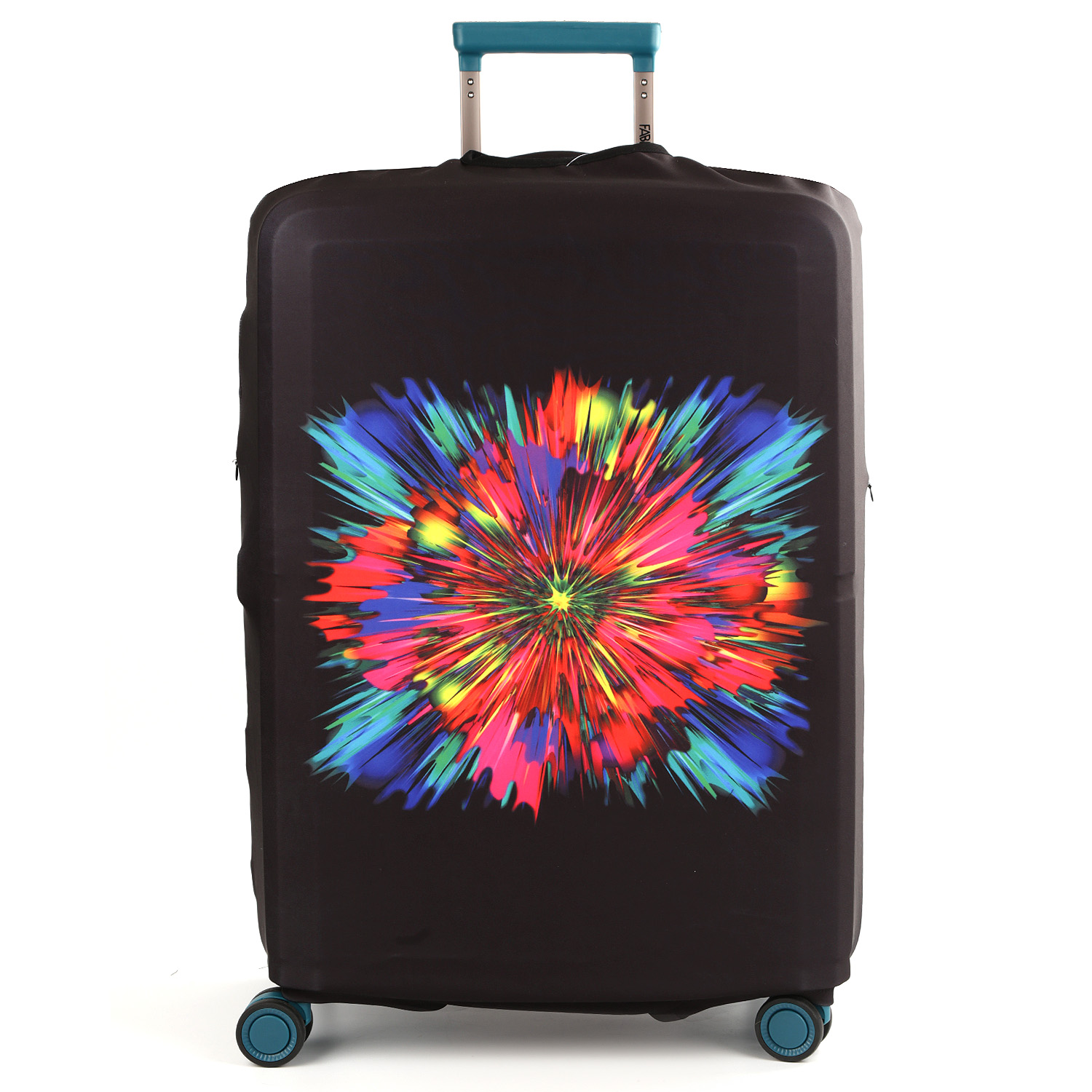 Чехол для чемодана унисекс FABRETTI W1057 черный, р. M