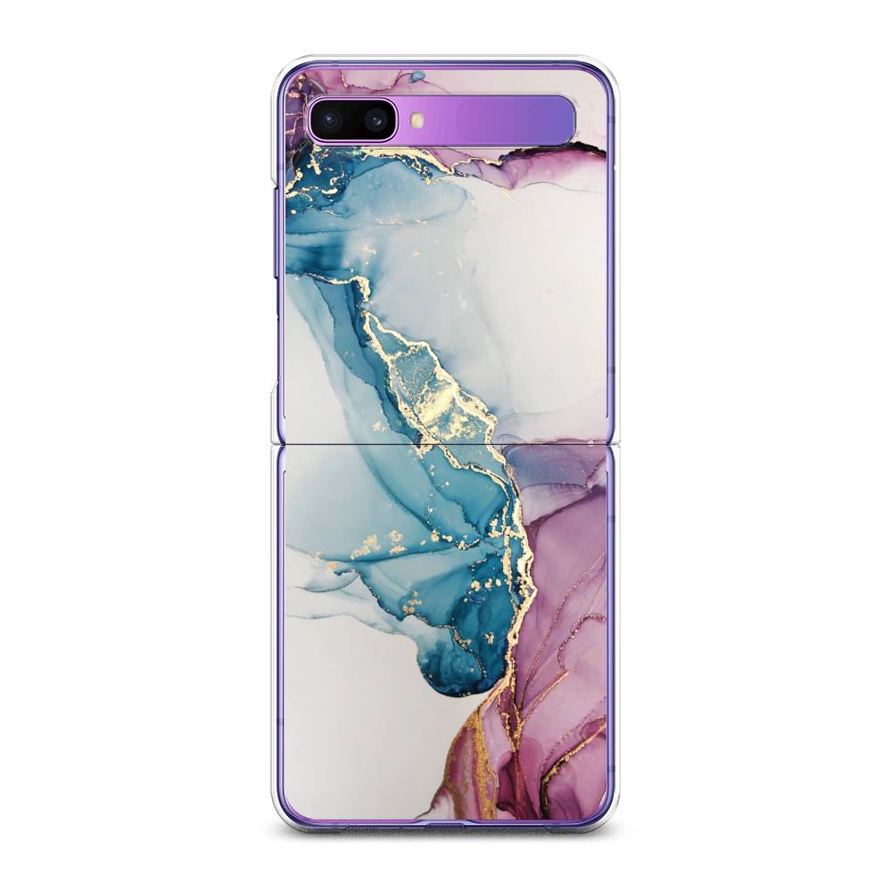 

Чехол на Samsung Galaxy Z Flip 1 "Розовые разводы рисунок", 2107150-3