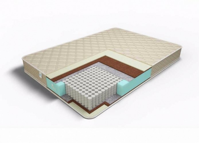 

Матрас Comfort Line Promo Medium S1000 185х190, Бежевый;белый;серый;серебристый, Promo Medium S1000