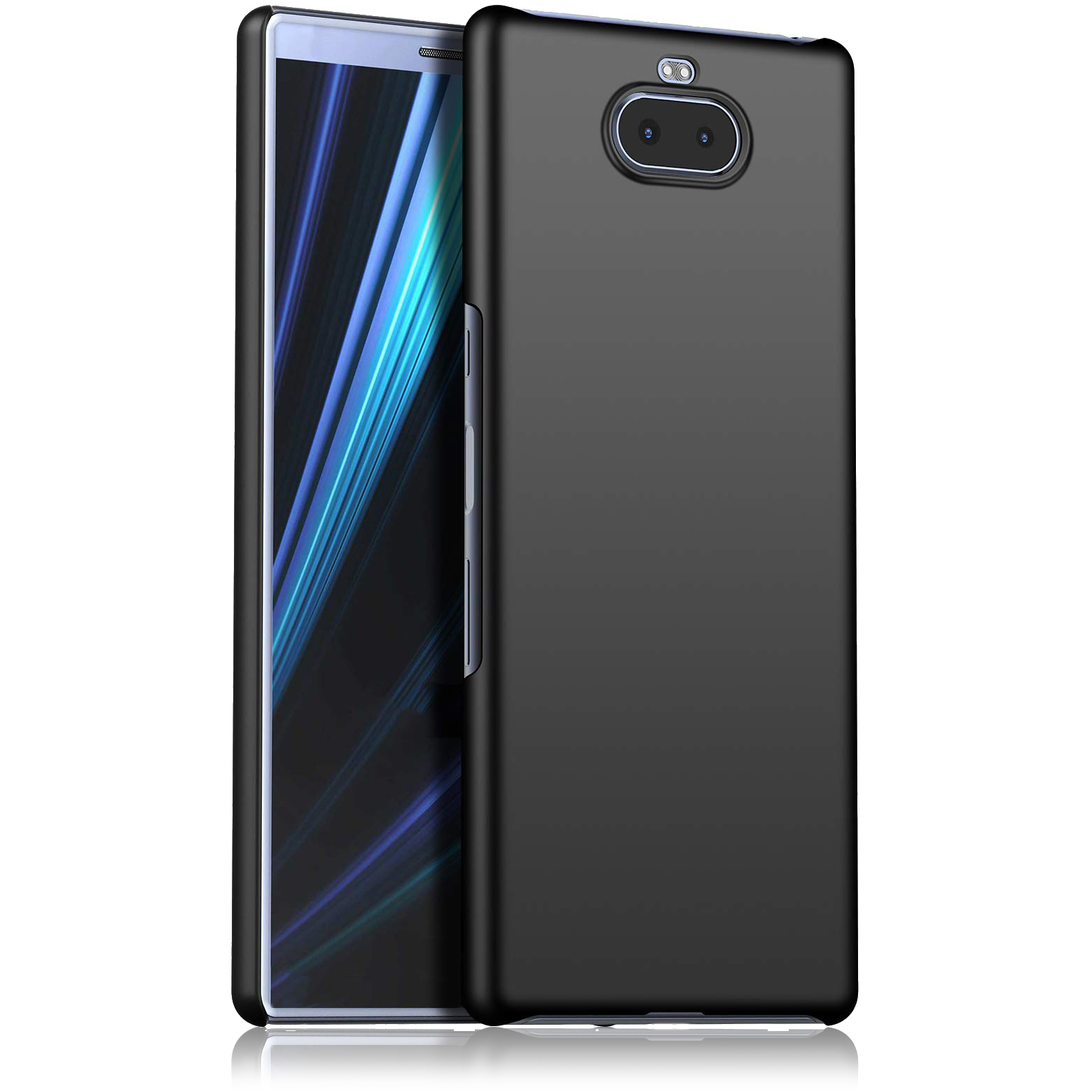 

Brosco XPERIA 10 Plus / Накладка пластиковая черная, Черный