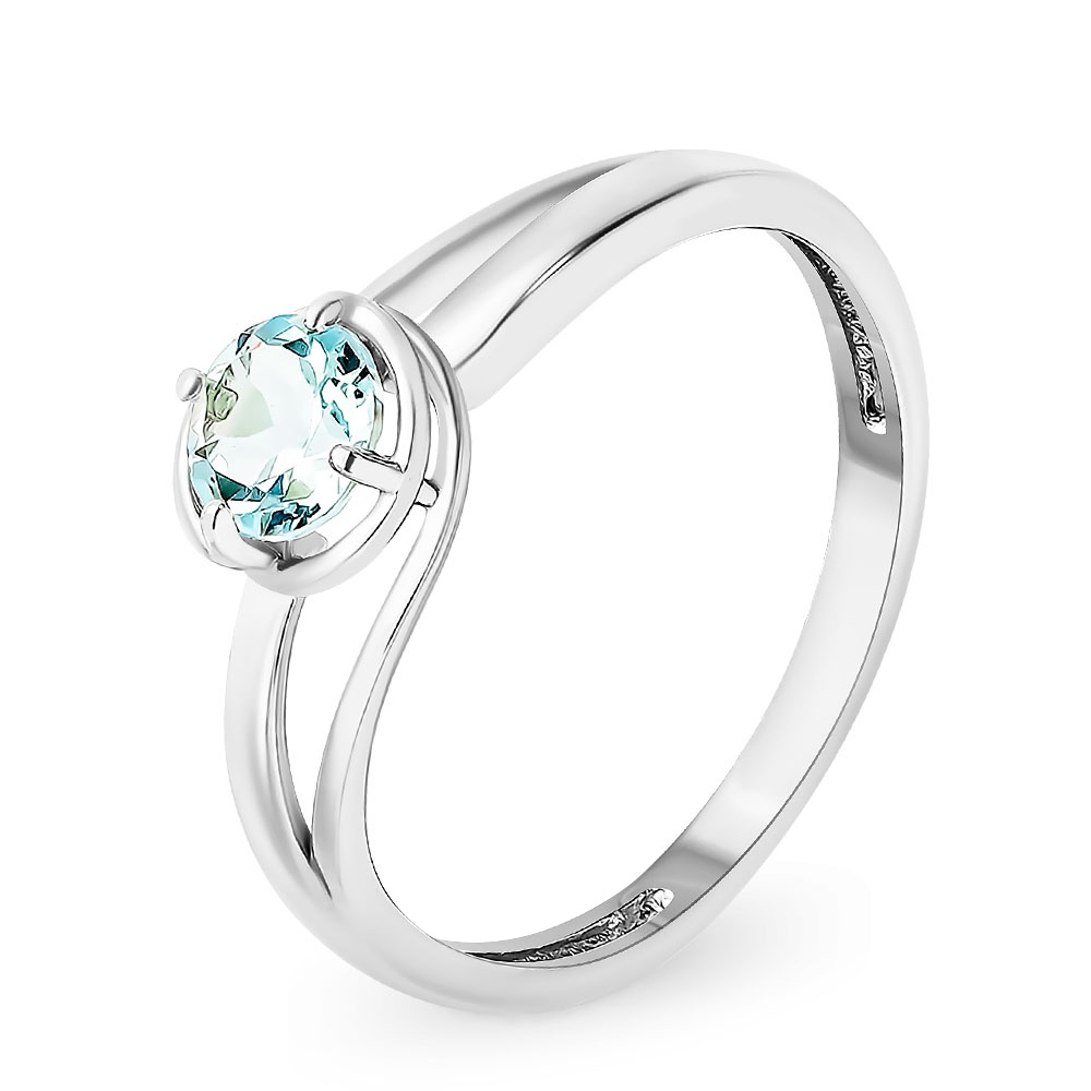 

Кольцо женское из серебра с топазом 585Gold 701011177, р, 701011177