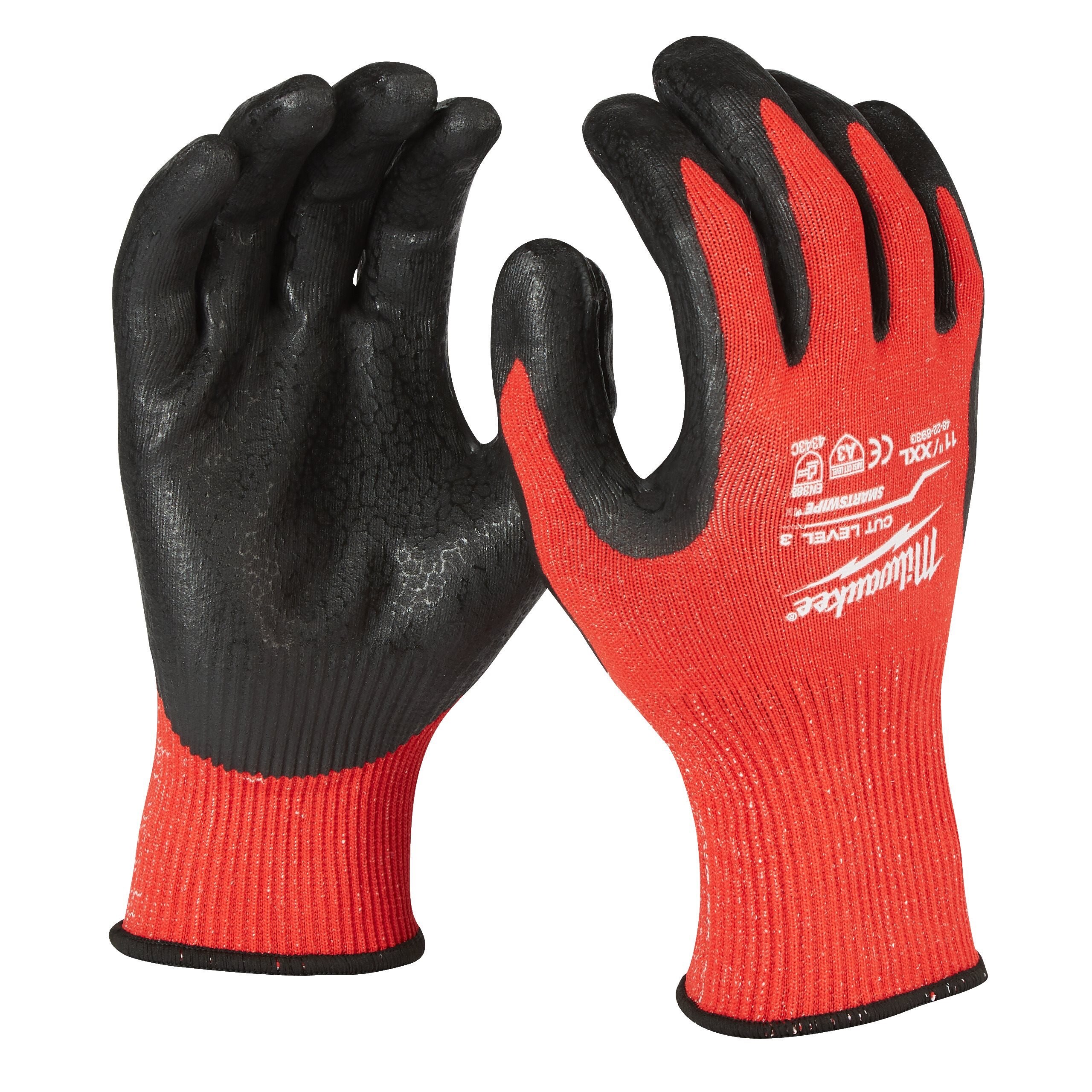 Перчатки защитные Milwaukee Cut Level 3/C, размер XXL/11, 4932471423 защитные перчатки milwaukee