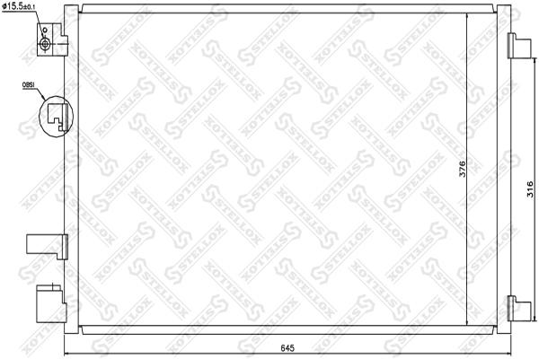 

Радиатор Stellox 1045482SX