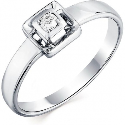 

Кольцо из белого золота с 1 бриллиантом р. 16 Master Brilliant 1-208027-00-00, 1-208027-00-00