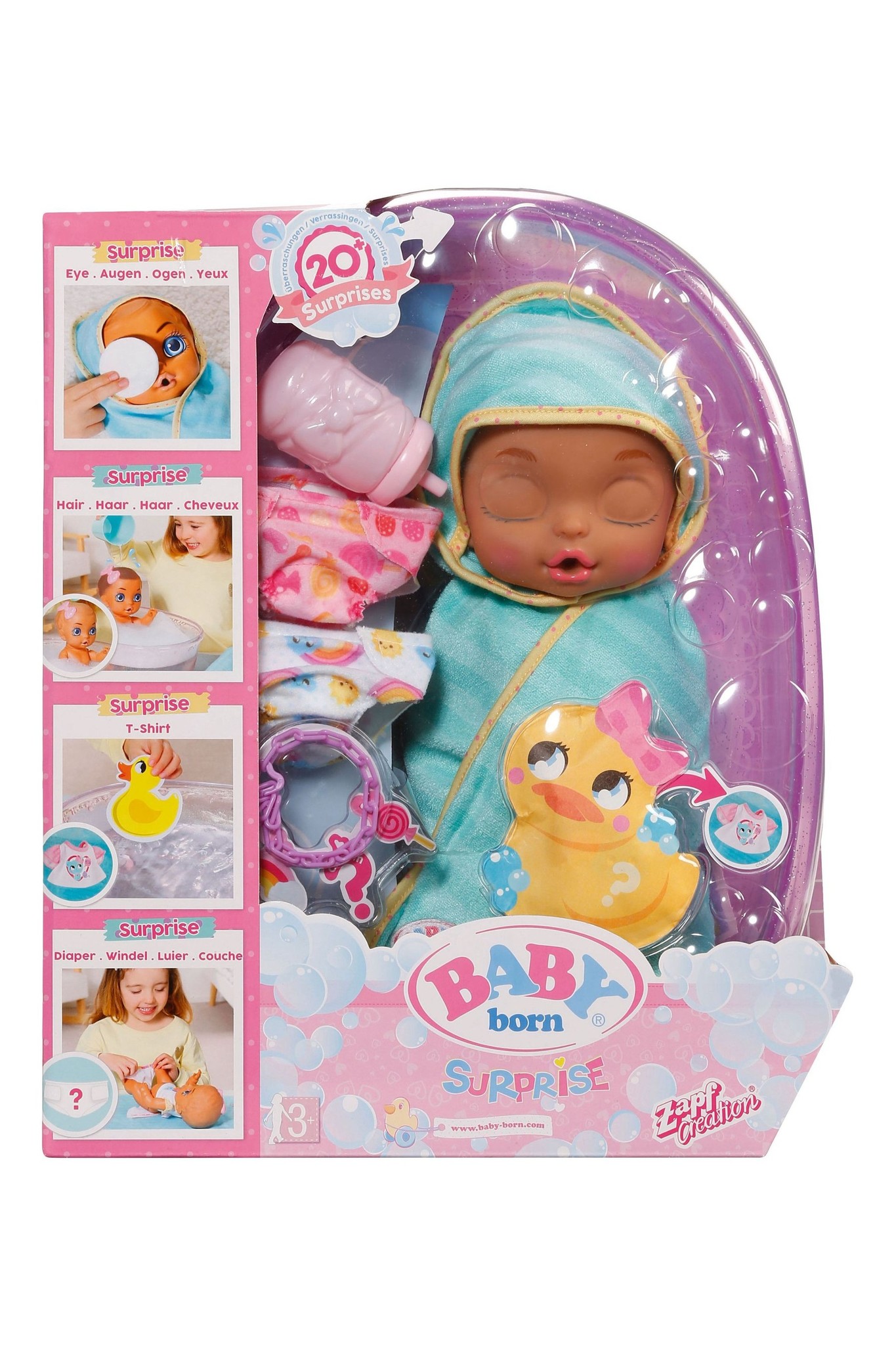 

Кукла Zapf Creation Baby Born Surprise с ванной и 20 сюрпризов