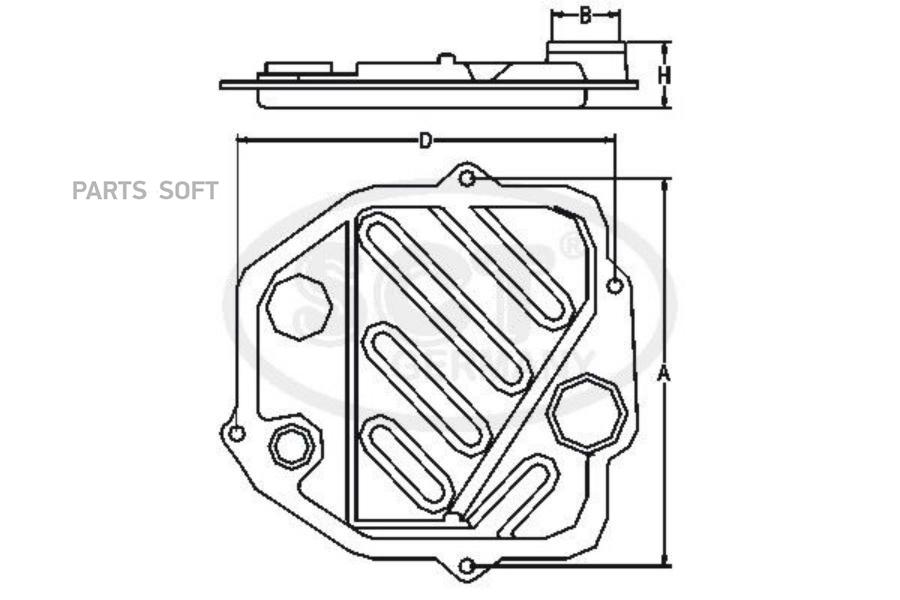 Фильтр АКПП SUBARU SCT SG1719