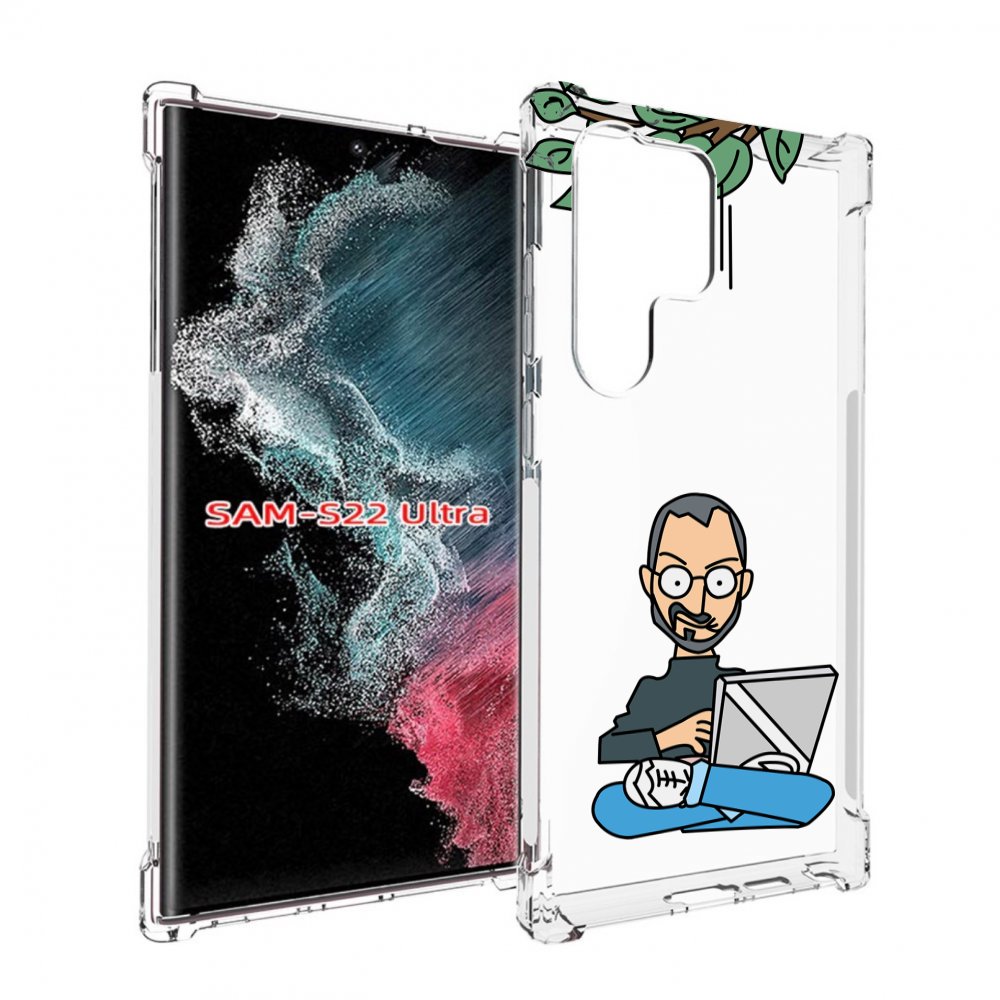 

Чехол MyPads программист для Samsung Galaxy S23 Ultra, Прозрачный, Tocco