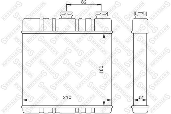 

Радиатор Stellox 1035071SX