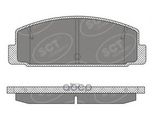 

Тормозные колодки SCT Sp611