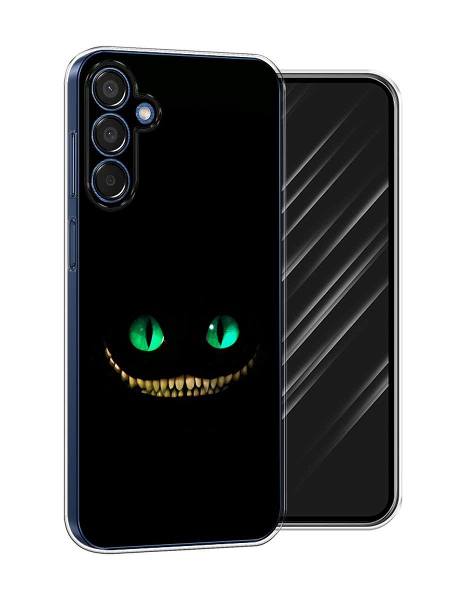 

Чехол Awog на Samsung Galaxy M15 5G "Зеленоглазый чеширский кот", Черный, 2109550-1