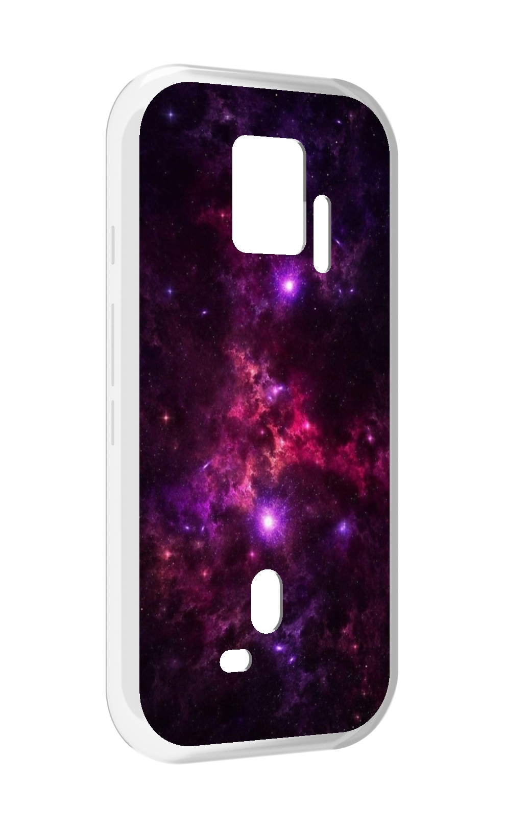 Чехол MyPads фиолетовый-космос-с-облаками для ZTE Nubia Red Magic 7S Pro