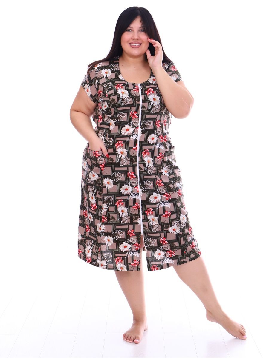 

Халат женский Sheveli Персона коричневый 70 RU, Персона