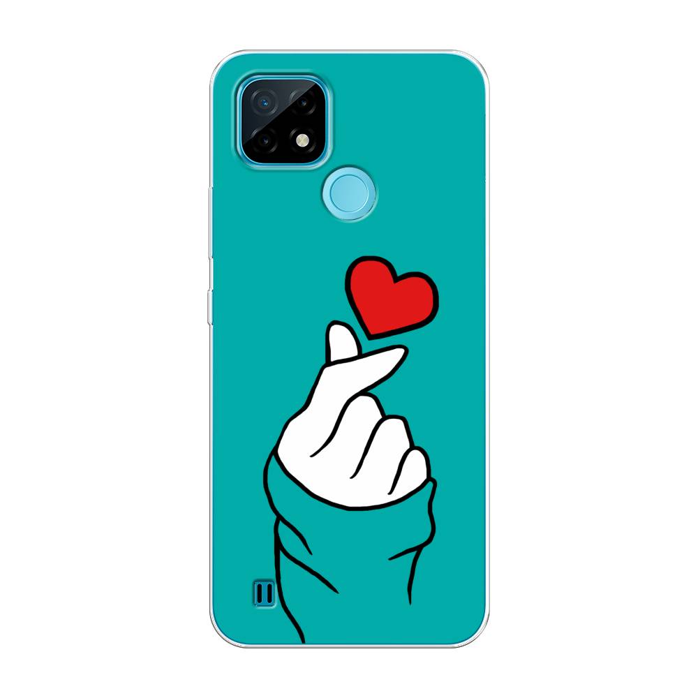 

Чехол Awog на Realme C21 "Маленькое сердечко", Разноцветный, 254950-7