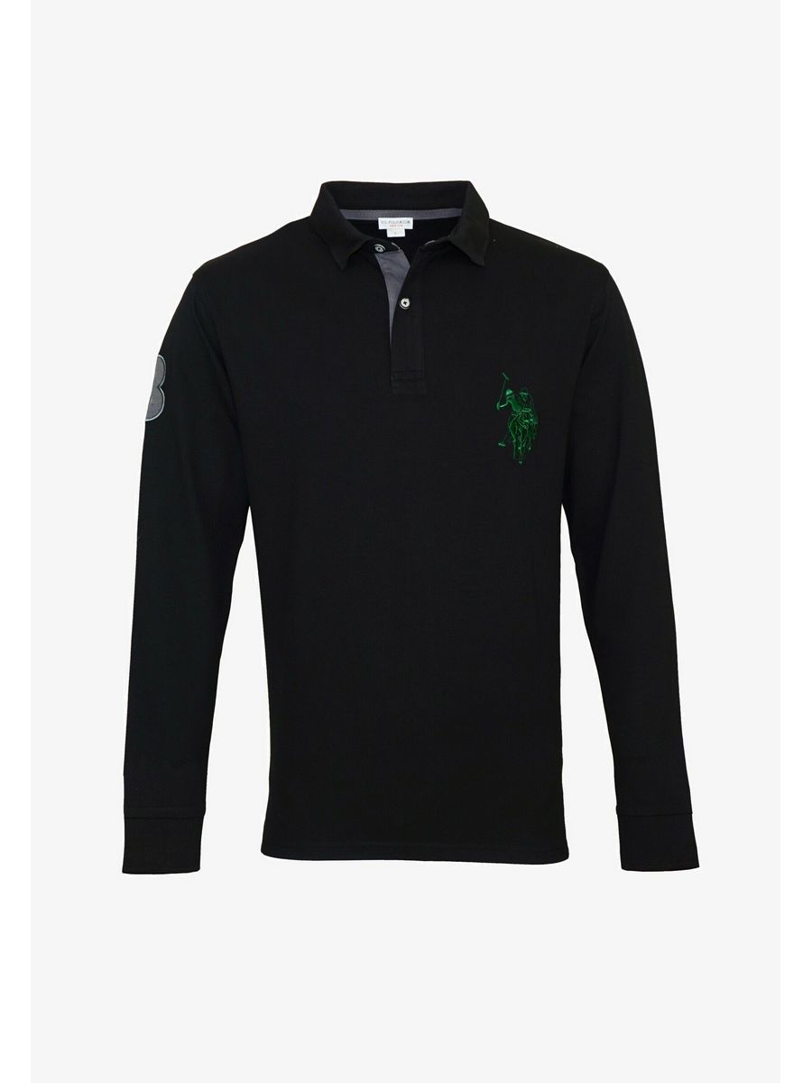 

Лонгслив мужской U.S. POLO Assn. US222P050 черный XL, US222P050