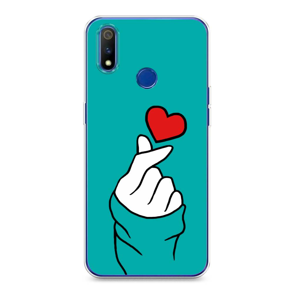 

Чехол Awog на Realme 3 Pro "Маленькое сердечко", Разноцветный, 251250-7