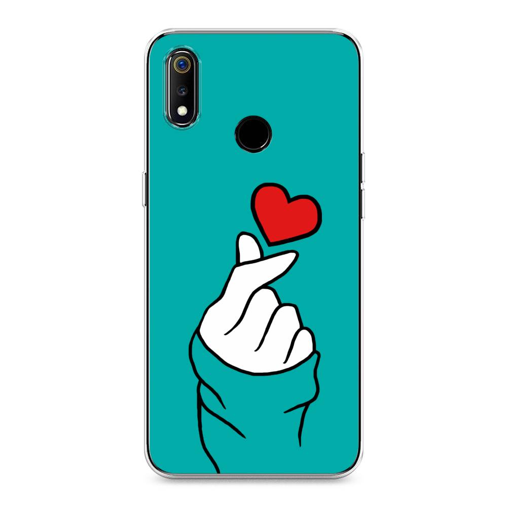 

Чехол Awog на Realme 3 "Маленькое сердечко", Разноцветный, 251050-7