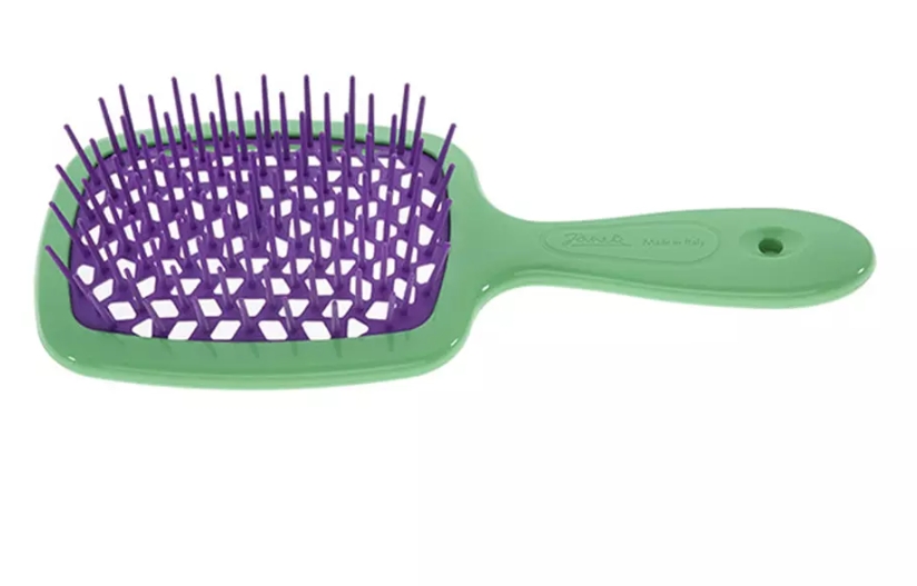 

Щетка для волос Janeke SUPERBRUSH 20,3-8,5-3,1 см, Зеленый, SUPERBRUSH