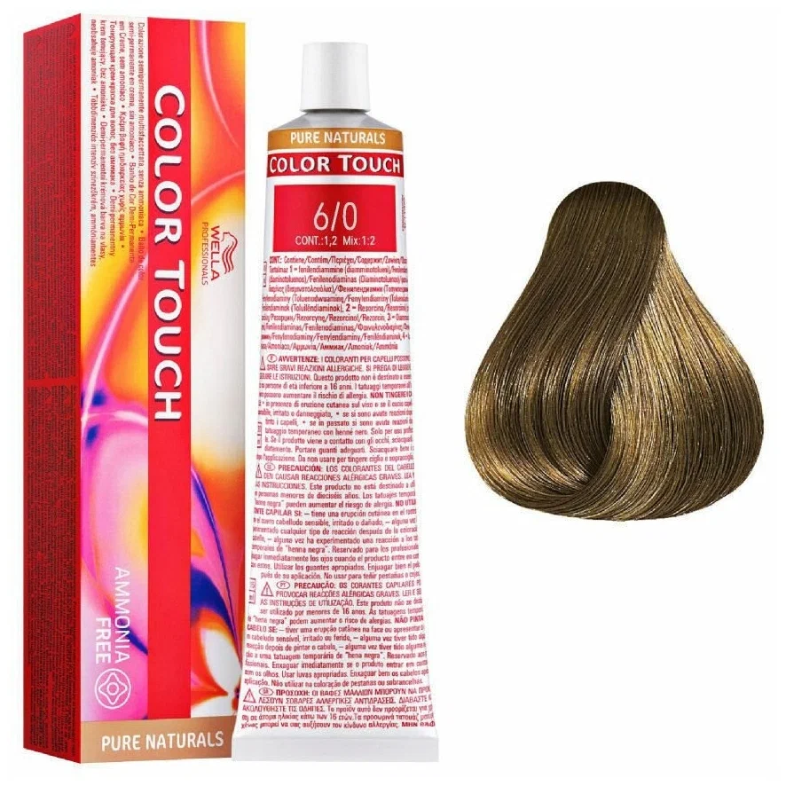 

Краска для волос Wella Professionals Color Touch 7 - 0 Блонд 60 мл, 1