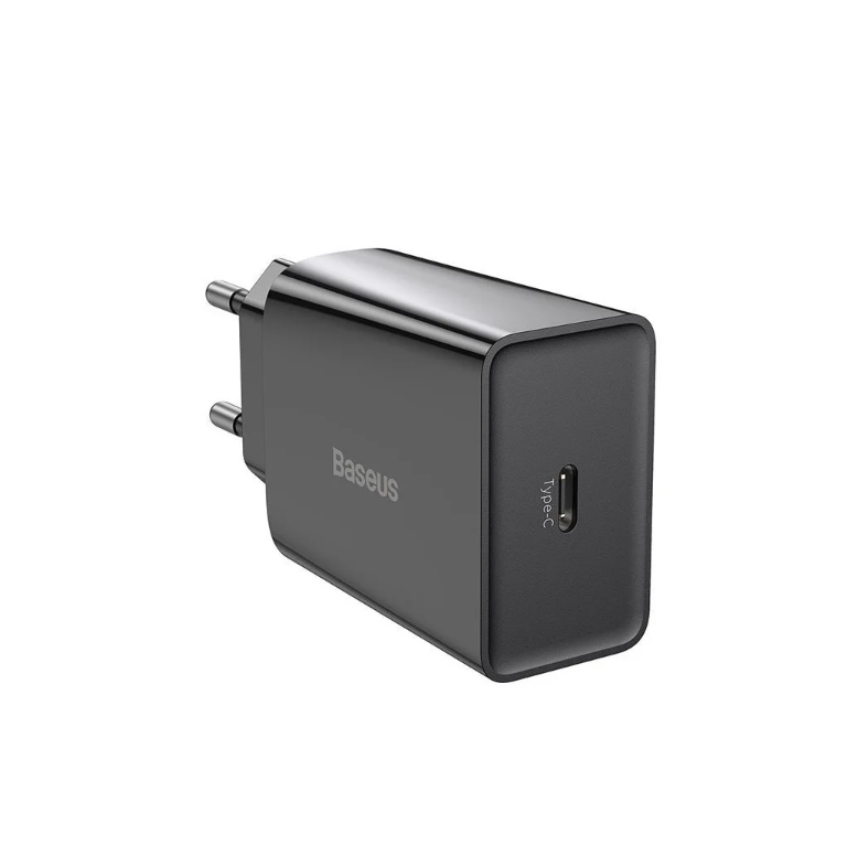 

Сетевое зарядное устройство Baseus Speed Mini Quick Charger Type-C 20W (EU) Black