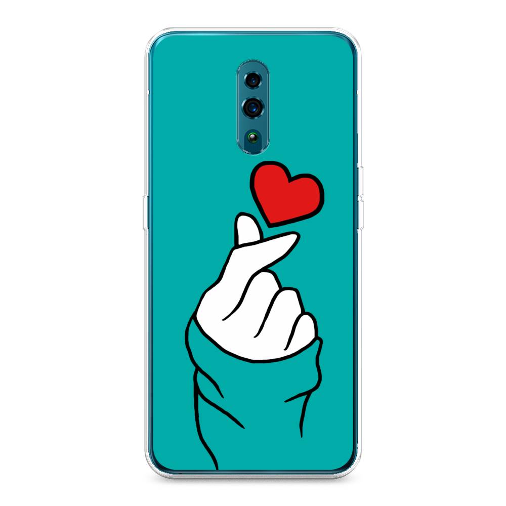 

Чехол Awog на Oppo Reno "Маленькое сердечко", Разноцветный, 250750-7