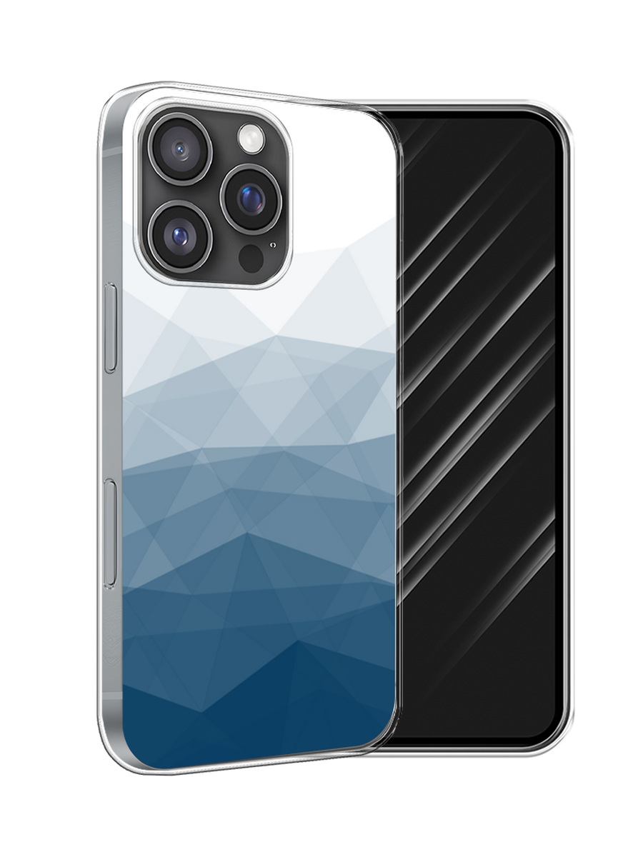 

Чехол Awog на Apple iPhone 16 Pro "Абстракция небо", Синий;голубой;белый, 16250-1