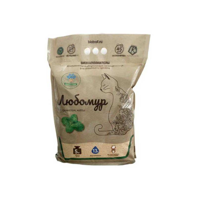 

Любомур бионаполнитель дкош. с полезными бактериями аромат МЯТЫ 5кг 13л. 2 шт, Любомур бионаполнитель дкош. с полезными бактериями аромат МЯТЫ 5кг (13л.) (2 шт)