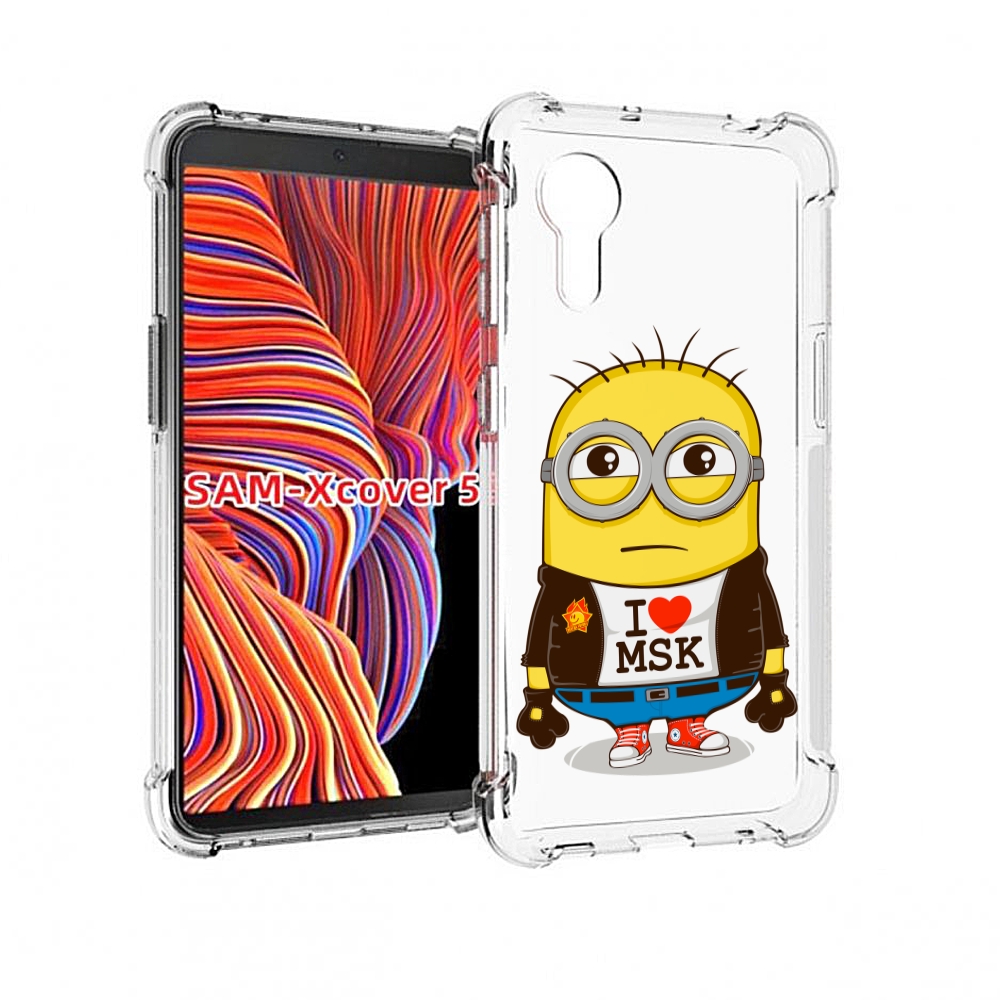 

Чехол MyPads миньон-я-люблю-Мск для Samsung Galaxy Xcover 5, Прозрачный, Tocco