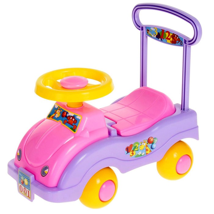 фото Толокар-автомобиль для девочек, с гудком-пищалкой совтехстром