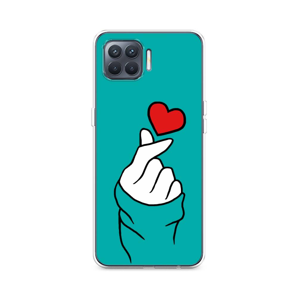 

Чехол Awog на Oppo Reno 4 Lite/A93 "Маленькое сердечко", Разноцветный, 255350-7