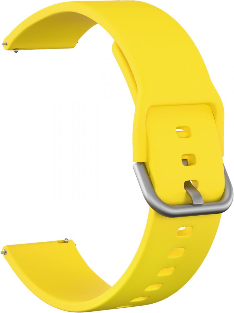 

Ремешок силиконовый GSMIN Sport Line 22 для Amazfit GTR 2e (Желтый)