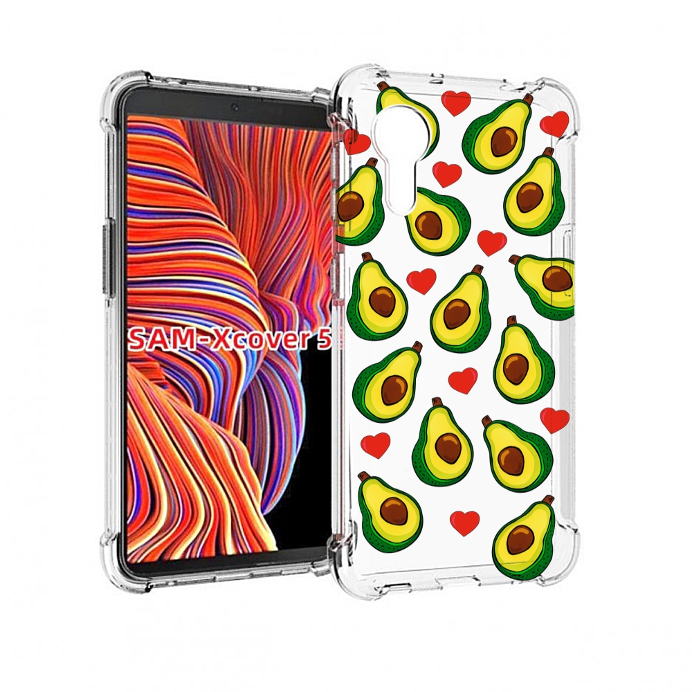 

Чехол MyPads миленькие-авокадо для Samsung Galaxy Xcover 5, Прозрачный, Tocco