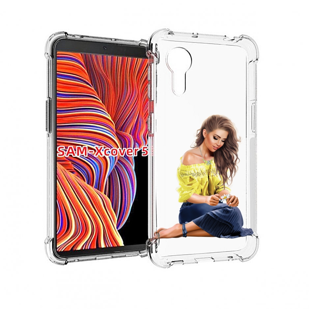 

Чехол MyPads миленькая-девочка женский для Samsung Galaxy Xcover 5, Прозрачный, Tocco